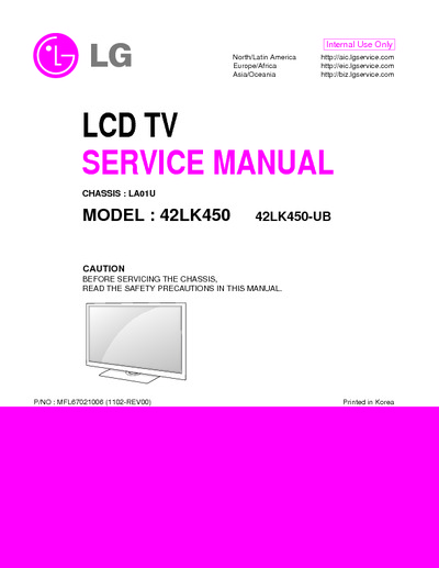 Lg Flatron Tv User Manual Pdf